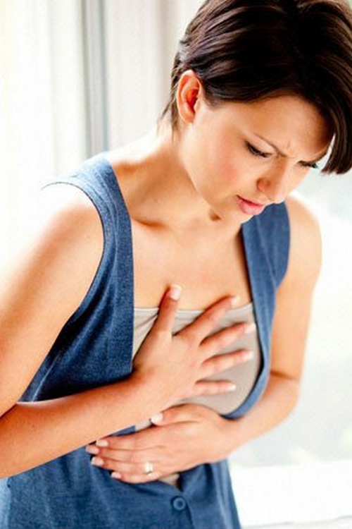 Симптомы и причины боли в области грудной клетки